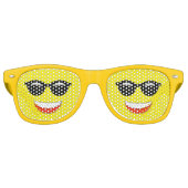 Lunettes De Fête Retro Cool Emoji (Devant)