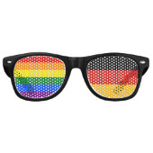 Lunettes De Fête Retro COULEURS DE DRAPEAU ET ALLEMANDE + vos idées (Devant)