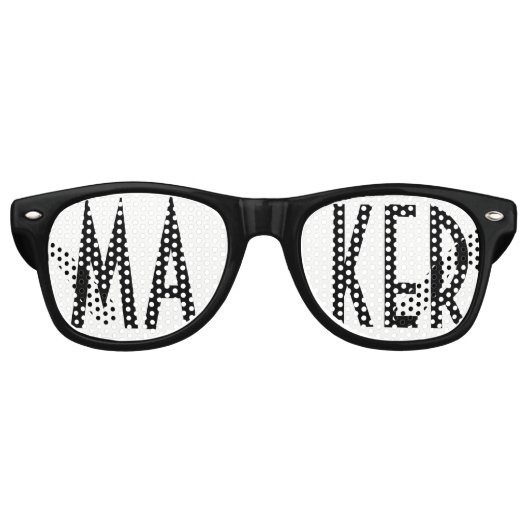 Lunettes De Fête Retro CRÉATEUR ・ Artisanat (Devant)