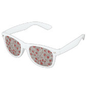 Lunettes De Fête Retro Crème avec Cerises Motif Random Motif (Angulaire)