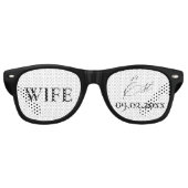 Lunettes De Fête Retro Cute Mariage de nouveauté Keepsaké femme (Devant)
