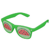 Lunettes De Fête Retro Cute Watermelon (Angulaire)