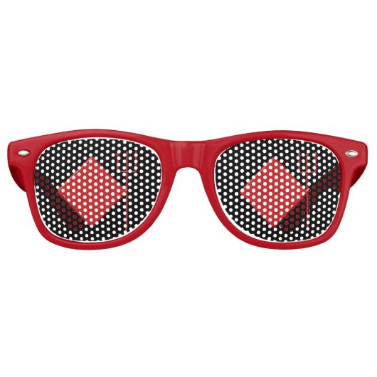 Lunettes De Fête Retro Démon diamant (Devant)