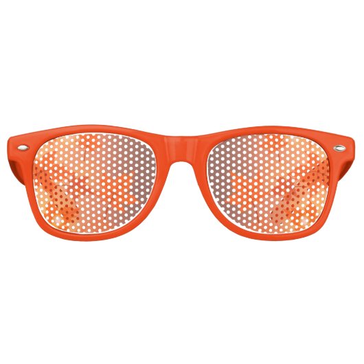 Lunettes De Fête Retro Design d'automne avec feuilles d'érable et effet b (Devant)