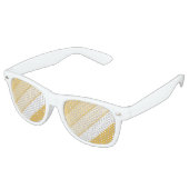 Lunettes De Fête Retro diagonale striée (Angulaire)