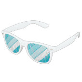 Lunettes De Fête Retro diagonale striée (Angulaire)