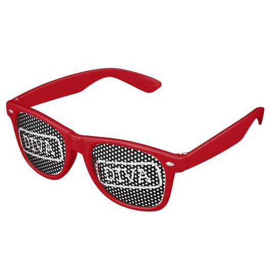 LUNETTES DE FÊTE RETRO DIVA (Angulaire)