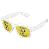 Lunettes De Fête Retro DJ Radioactif (Angulaire)