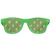 Lunettes De Fête Retro Dollar sign pattern Adult Party Shades (Devant)