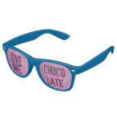 LUNETTES DE FÊTE RETRO DONNE-MOI LE CHOCOLAT (Angulaire)