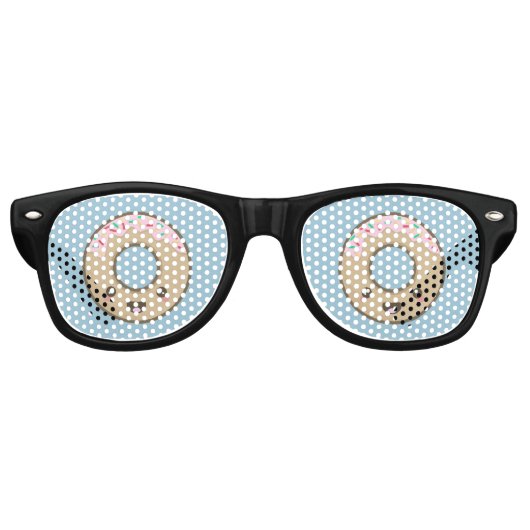 Lunettes De Fête Retro Donut de Kawaii (Devant)