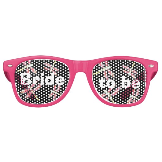 Lunettes De Fête Retro Dragon rose (Devant)