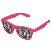 Lunettes De Fête Retro Dragon rose (Angulaire)