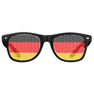 Lunettes De Fête Retro Drapeau allemand, Fun drapeau allemand