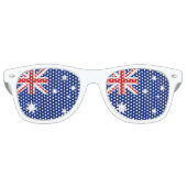 Lunettes De Fête Retro Drapeau Australie (Devant)