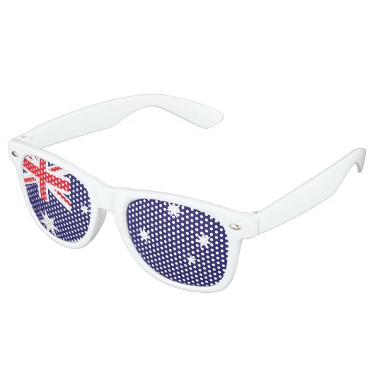 Lunettes De Fête Retro Drapeau australien (Angulaire)