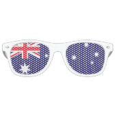 Lunettes De Fête Retro Drapeau australien (Devant)