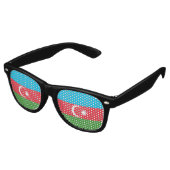 Lunettes De Fête Retro Drapeau Azerbaïdjan (Angulaire)
