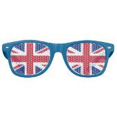 Lunettes De Fête Retro Drapeau britannique (Devant)