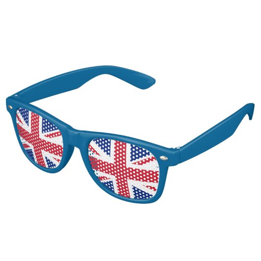 Lunettes De Fête Retro Drapeau britannique (Angulaire)