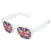 Lunettes De Fête Retro Drapeau britannique Union Jack UK (Angulaire)