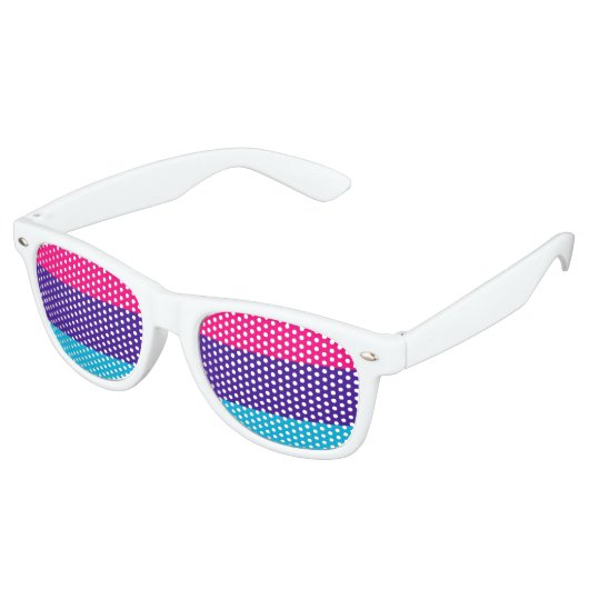 Lunettes De Fête Retro Drapeau de fierté androgyne (Angulaire)