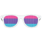 Lunettes De Fête Retro Drapeau de fierté androgyne (Devant)