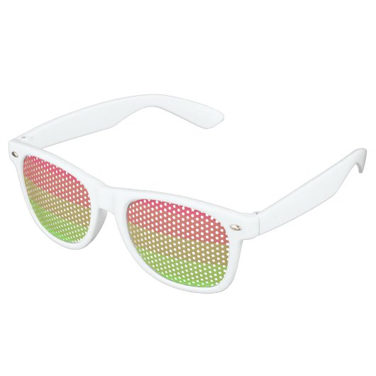 Lunettes De Fête Retro Drapeau de fierté Aroflux (Angulaire)