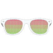 Lunettes De Fête Retro Drapeau de fierté Aroflux (Devant)