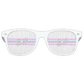 Lunettes De Fête Retro Drapeau de fierté intersexe (Devant)