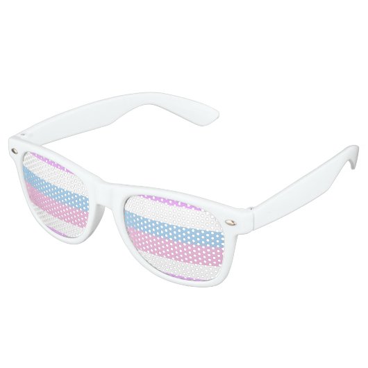 Lunettes De Fête Retro Drapeau de fierté intersexe (Angulaire)