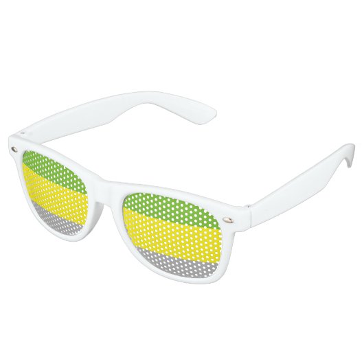 Lunettes De Fête Retro Drapeau de fierté lithromantique (Angulaire)