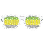 Lunettes De Fête Retro Drapeau de fierté lithromantique (Devant)