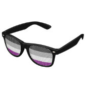 Lunettes De Fête Retro Drapeau de fierté sexuelle LGBTQ (Angulaire)