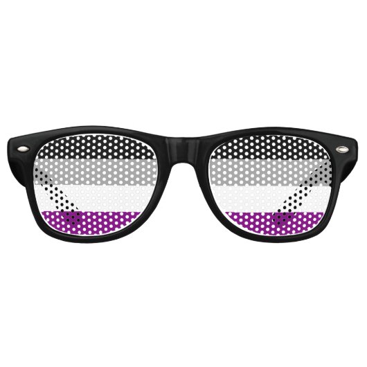 Lunettes De Fête Retro Drapeau de fierté sexuelle LGBTQ (Devant)