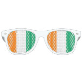 Lunettes De Fête Retro Drapeau de la Côte d'Ivoire (Devant)
