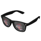 Lunettes De Fête Retro Drapeau de la Croatie (Angulaire)