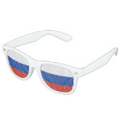 Lunettes De Fête Retro Drapeau de la Russie (Angulaire)