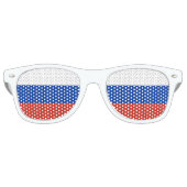 Lunettes De Fête Retro Drapeau de la Russie (Devant)