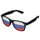 Lunettes De Fête Retro Drapeau de la Russie (Angulaire)