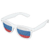 Lunettes De Fête Retro Drapeau de la Russie (Angulaire)