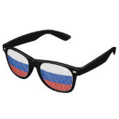Lunettes De Fête Retro Drapeau de la Russie (Angulaire)