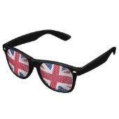 LUNETTES DE FÊTE RETRO DRAPEAU DE L'ANGLETERRE UNION JACK (Angulaire)