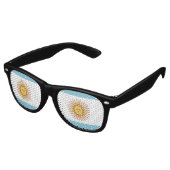 Lunettes De Fête Retro Drapeau de l'Argentine (Angulaire)