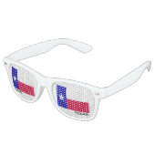 Lunettes De Fête Retro Drapeau de l'état du Texas (Angulaire)