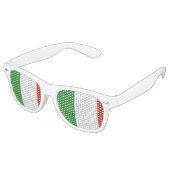 Lunettes De Fête Retro Drapeau de l'Italie (Angulaire)