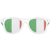 Lunettes De Fête Retro Drapeau de l'Italie (Devant)