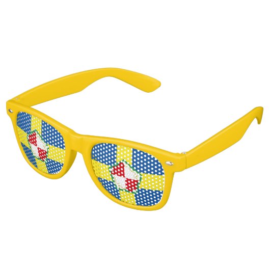 Lunettes De Fête Retro Drapeau de Pembrokeshire (Angulaire)
