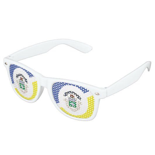 Lunettes De Fête Retro Drapeau de Winnipeg (Manitoba) (Angulaire)