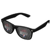 Lunettes De Fête Retro Drapeau des Pays-Bas (Angulaire)